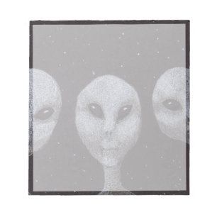 Alien Greys Notepad