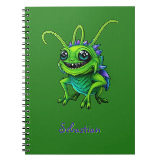 Alien Grille green customizable - Notebook
