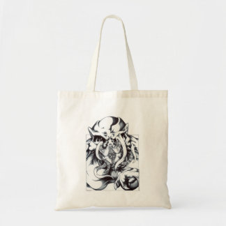 Alien Grin Tote Bag