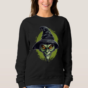 Alien Halloween Trick Or Treat Extraterrestrial Al Sweatshirt