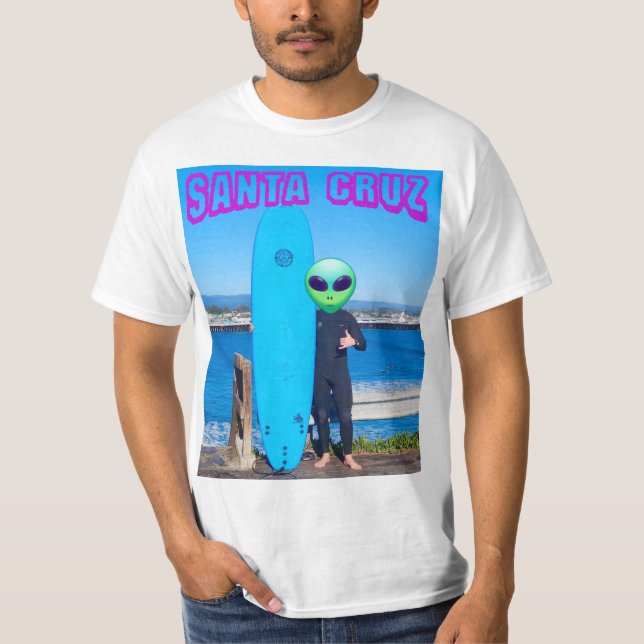 Alien Hang-10 Surf T-shirt  (Front)