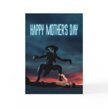 Alien Happy Mother's Day Card