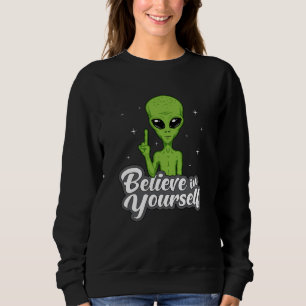 Alien Head Area 51 Ufo Aliens Space Funny Gift Sweatshirt