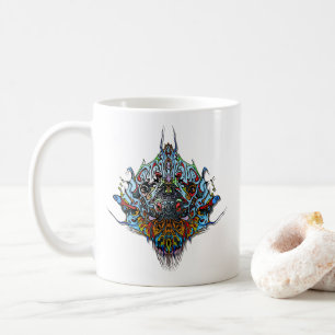 Alien Head - Blue Coffee Mug