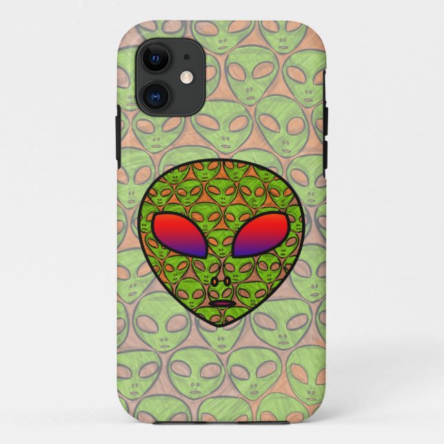 ALIEN HEAD Case-Mate iPhone CASE (Back)