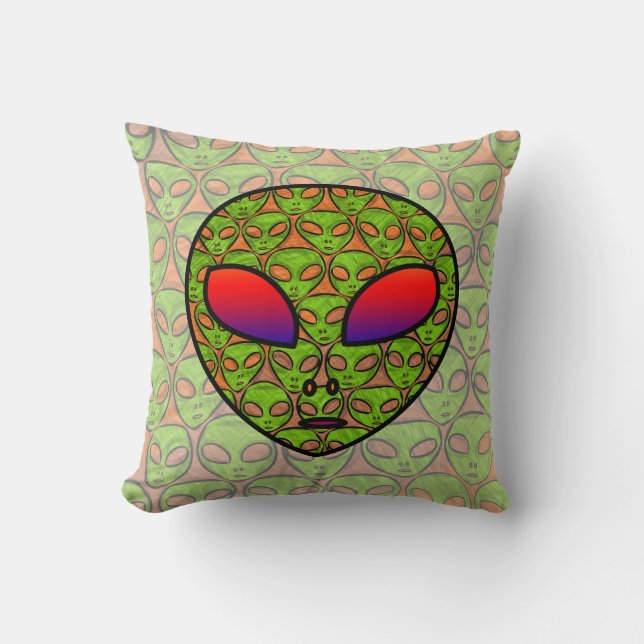 ALIEN HEAD CUSHION (Front)