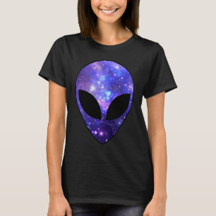 Alien Head Galaxy Alien Costume Believe UFO T-Shirt