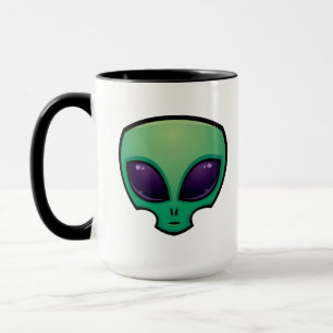 Alien Head Icon Mug