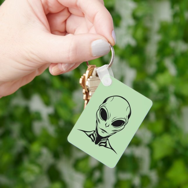 Alien Head Key Ring (Hand)