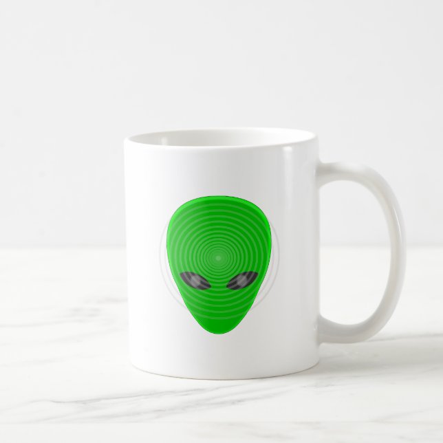 Alien Head Mind Control Coffee Mug (Right)