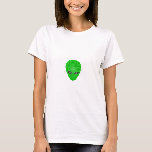 Alien Head Mind Control T-Shirt (Front)