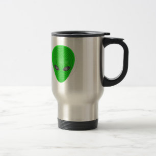 Alien Head Mind Control Travel Mug