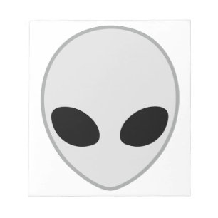 Alien Head Notepad