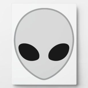 Alien Head Plaque