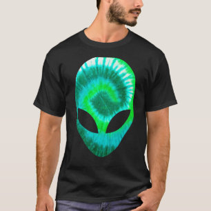 Alien Head Rave Extraterrestrial Martian - Techno T-Shirt