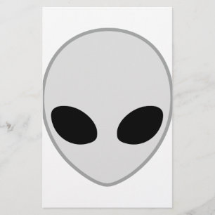 Alien Head Stationery