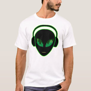 Alien Headphones T-Shirt