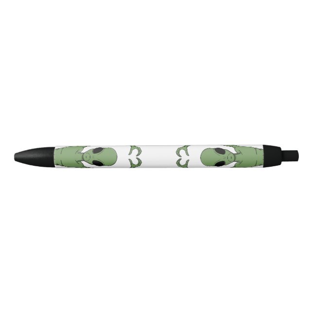 Alien Heart Pose Black Ink Pen (Front)