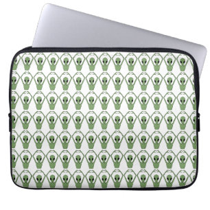 Alien Heart Pose Laptop Sleeve