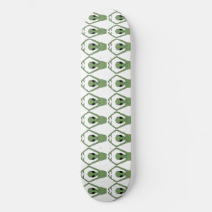 Alien Heart Pose Skateboard