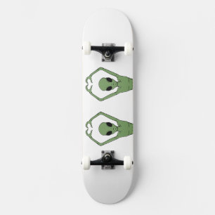 Alien Heart Pose Skateboard