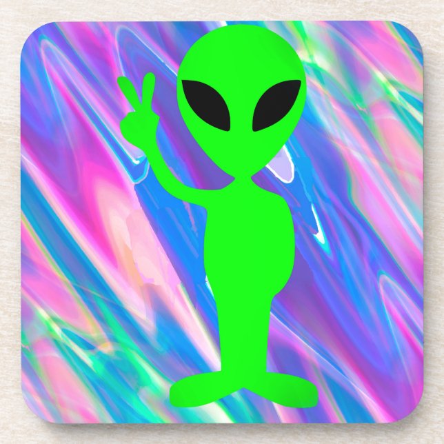 alien hologram coaster (Front)