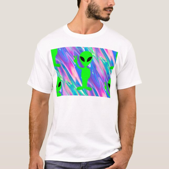 alien hologram T-Shirt (Front)