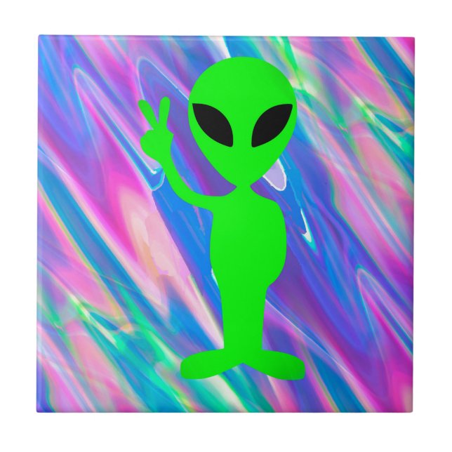 alien hologram tile (Front)