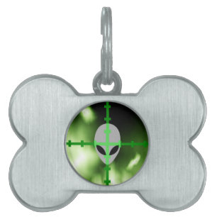 Alien Hunter Pet Name Tag