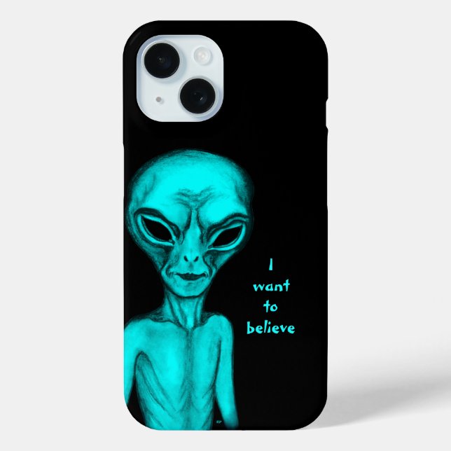Alien , I want to believe Case-Mate iPhone Case (Back)