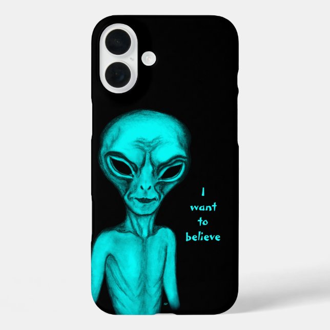 Alien , I want to believe Case-Mate iPhone Case (Back)