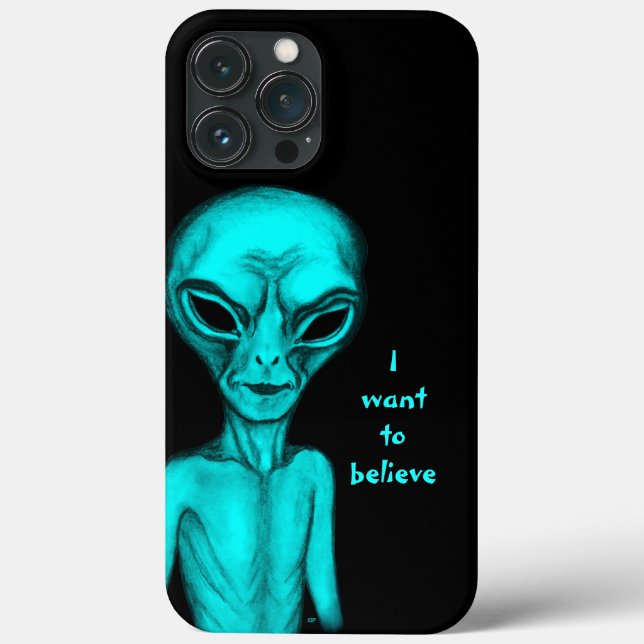 Alien , I want to believe Case-Mate iPhone Case (Back)
