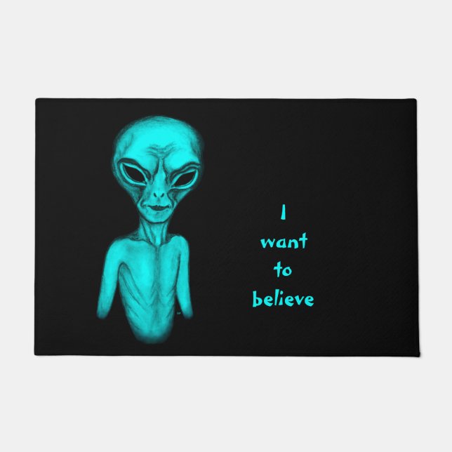 Alien , I want to believe Doormat (Front)