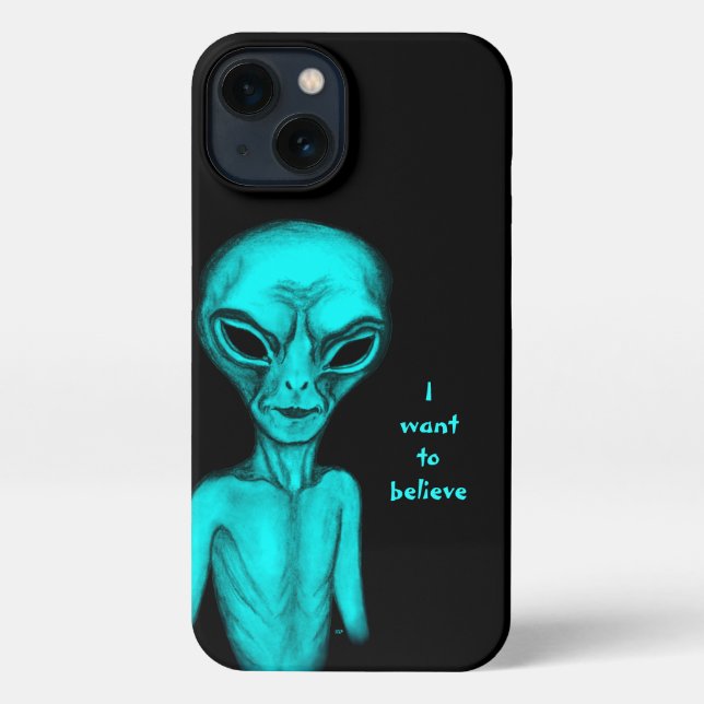 Alien , I want to believe iPhone Case (Back)