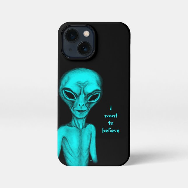 Alien , I want to believe iPhone Case (Back)