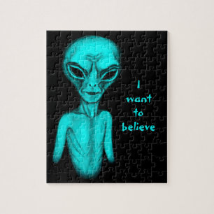 Alien , I want to believe Jigsaw Puzzle