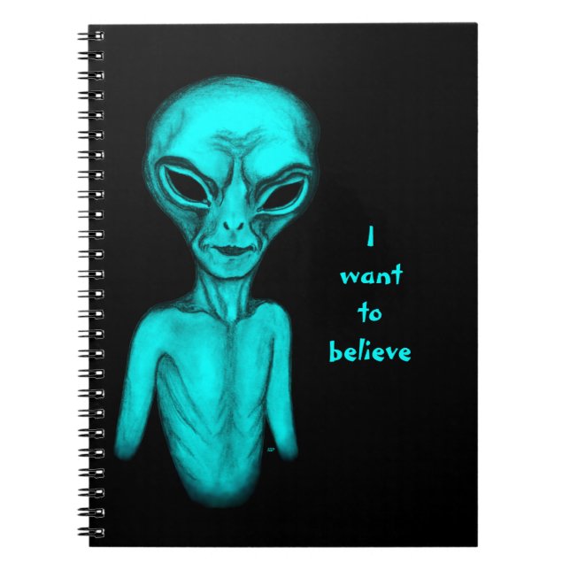 Alien , I want to believe Notebook (Front)