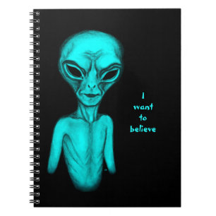 Alien , I want to believe Notebook