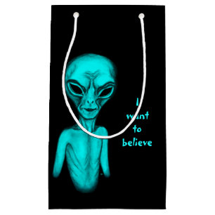 Alien , I want to believe Small Gift Bag