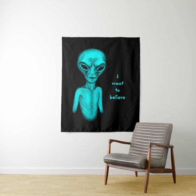 Alien , I want to believe Tapestry (In Situ)