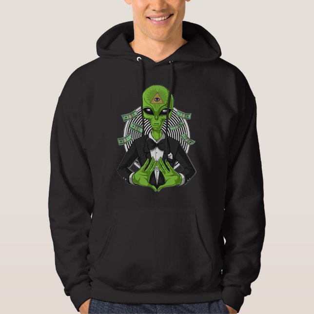 Alien Illuminati Hoodie (Front)