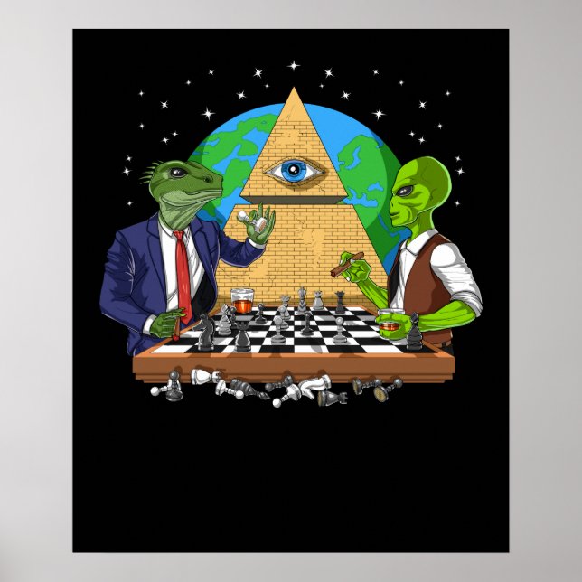 Alien Illuminati Poster (Front)