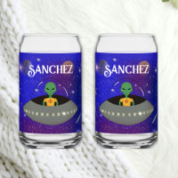 Alien in a Spaceship Wearing a New Mexico t-shirt