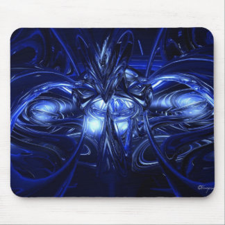 Alien in blue mouse pad