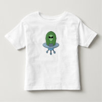 Alien in his little spaceship