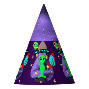 Alien In Outer Space fun Kids Cute Party Party Hat