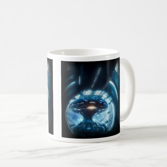 Alien in Space Classic Mug, 11 oz  Coffee Mug (Front Right)
