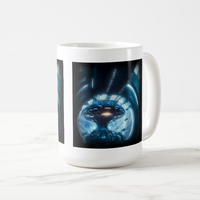 Alien in Space Classic Mug, 15 oz  Coffee Mug (Front Right)
