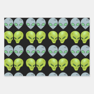 Alien intergalactic Gift Wrapping Paper