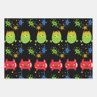Alien intergalactic Gift Wrapping Paper